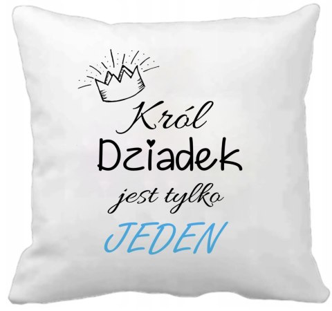 Poszewka na poduszkę z nadrukiem prezent Dzień Dziadka różne wzory dziadek