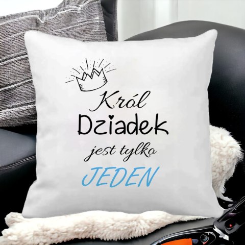 Poszewka na poduszkę z nadrukiem prezent Dzień Dziadka różne wzory dziadek