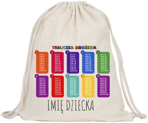 Worek na buty kapcie plecak gruby mocny premium do szkoły przedszkola