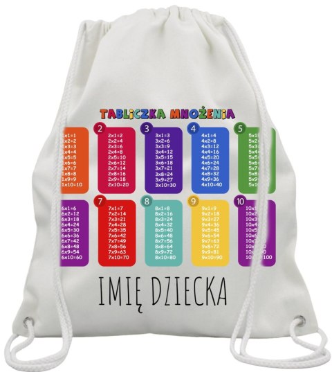 Worek na buty kapcie plecak gruby mocny premium do szkoły przedszkola