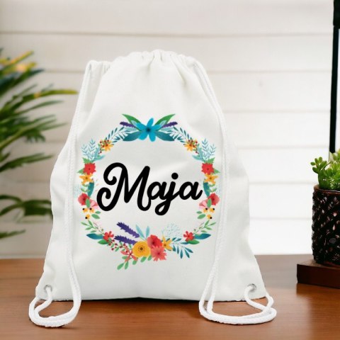 Worek na buty kapcie plecak gruby mocny premium do szkoły przedszkola