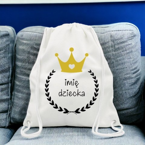 Worek na buty kapcie plecak gruby mocny premium do szkoły przedszkola