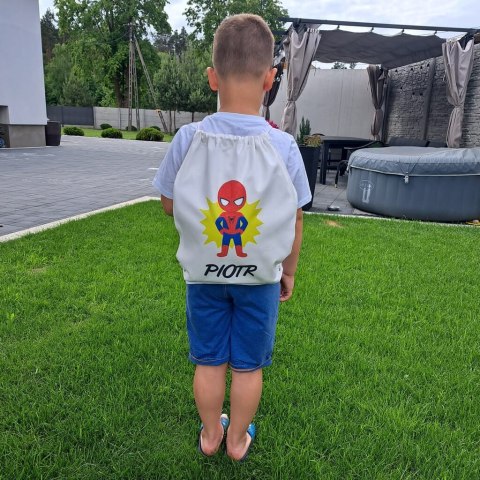 Worek na buty kapcie plecak mocny gruby premium do szkoły pasowanie ucznia