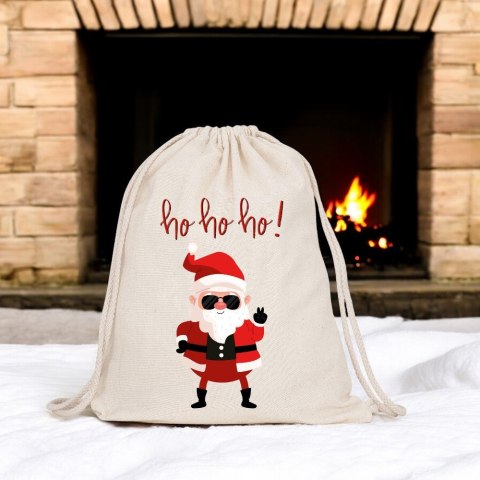 Worek na buty kapcie plecak mocny premium mikołajki Boże Narodzenie święta