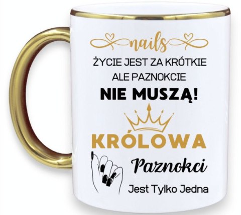 KUBEK PREMIUM DLA KOSMETYCZKI STYLISTKI PAZNOKCI ŚMIESZNY PREZENT KUBEK PREMIUM DLA KOSMETYCZKI STYLISTKI PAZNOKCI ŚMIESZNY PREZENT