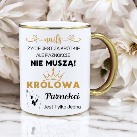 KUBEK PREMIUM DLA KOSMETYCZKI STYLISTKI PAZNOKCI ŚMIESZNY PREZENT KUBEK PREMIUM DLA KOSMETYCZKI STYLISTKI PAZNOKCI ŚMIESZNY PREZENT