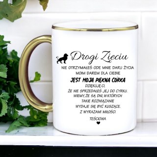 KUBEK PREMIUM DLA ZIĘCIA URODZINY IMIENINY ŚMIESZNY PREZENT ZIĘĆ