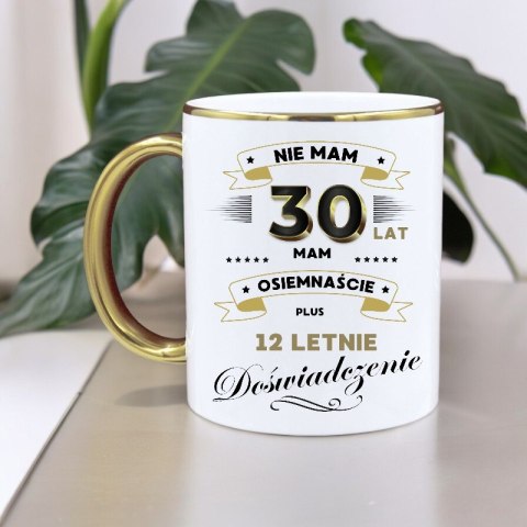 Kubek premium na 30 urodziny śmieszny prezent