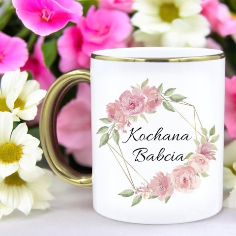 Kubek premium piękny prezent dla Babci kochana babcia