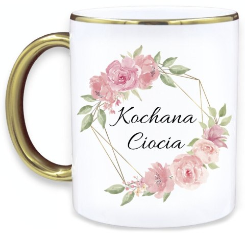 Kubek premium piękny prezent dla cioci kochana ciocia