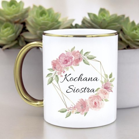 Kubek premium piękny prezent dla siostry kochana siostra