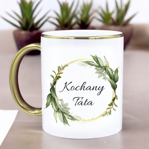 Kubek premium piękny prezent dla taty kochany tata