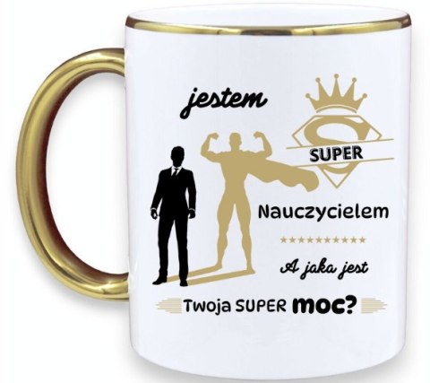 Kubek premium śmieszny prezent Dzień nauczyciela wychowawcy