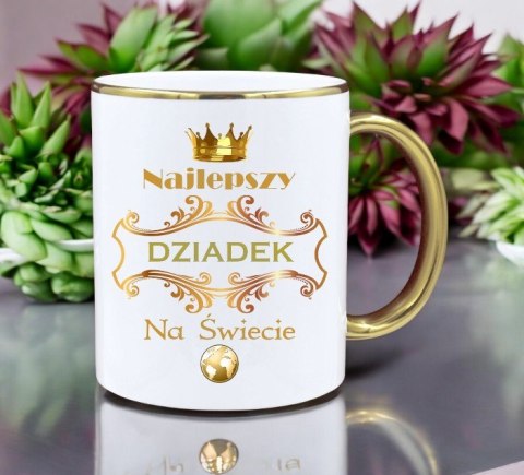 Kubek z nadrukiem śmieszny prezent Dzień Dziadka urodziny imieniny dziadek