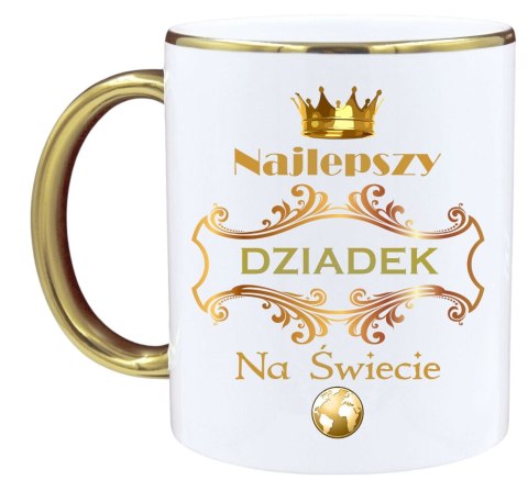 Kubek z nadrukiem śmieszny prezent Dzień Dziadka urodziny imieniny dziadek