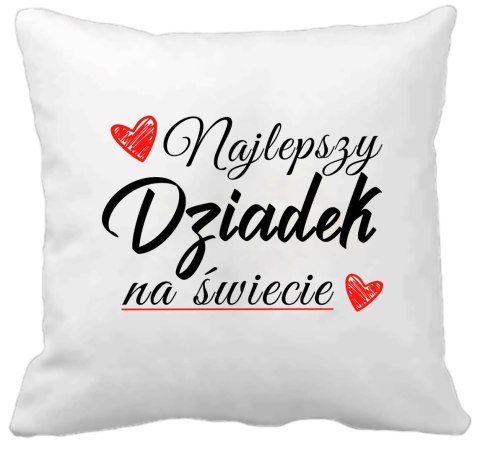 Poszewka na poduszkę z nadrukiem prezent Dzień Dziadka różne wzory dziadek