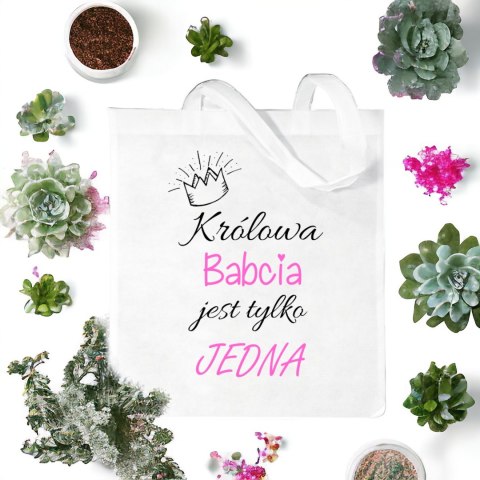 Torba z nadrukiem prezent Dzień Babci różne wzory babcia