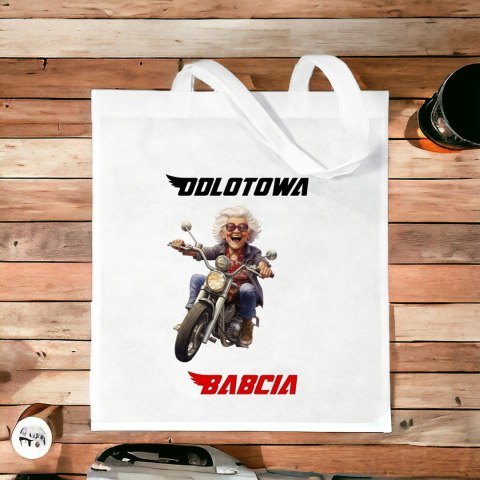 Torba z nadrukiem prezent Dzień Babci różne wzory babcia