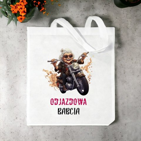 Torba z nadrukiem prezent Dzień Babci różne wzory babcia