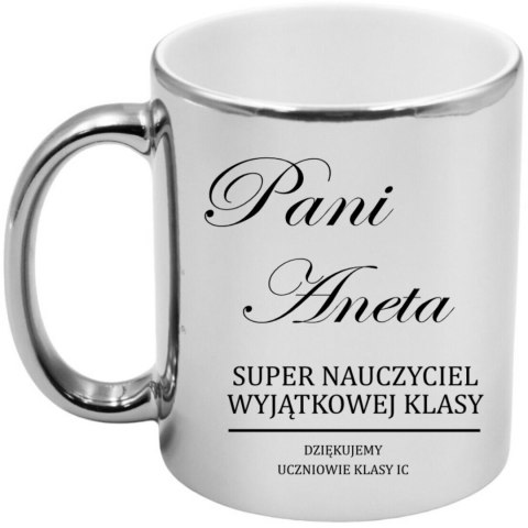 Kubek premium z imieniem prezent Dzień nauczyciela wychowawczyni