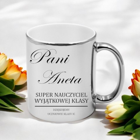 Kubek premium z imieniem prezent Dzień nauczyciela wychowawczyni