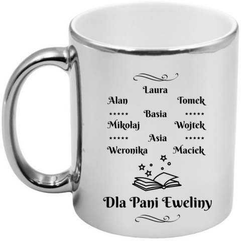 Kubek premium z imionami dzieci prezent Dzień nauczyciela wychowawcy