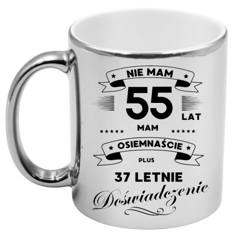 Kubek srebrny premium prezent na 55 urodziny oryginalny upominek