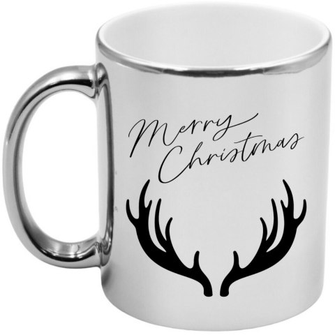 Kubek srebrny premium prezent świąteczny Boże Narodzenie mikołajki