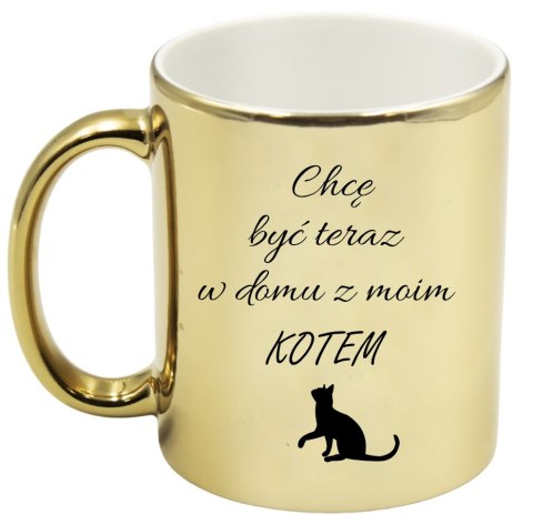 Kubek złoty premium dla koleżanki kolegi z pracy śmieszny prezent