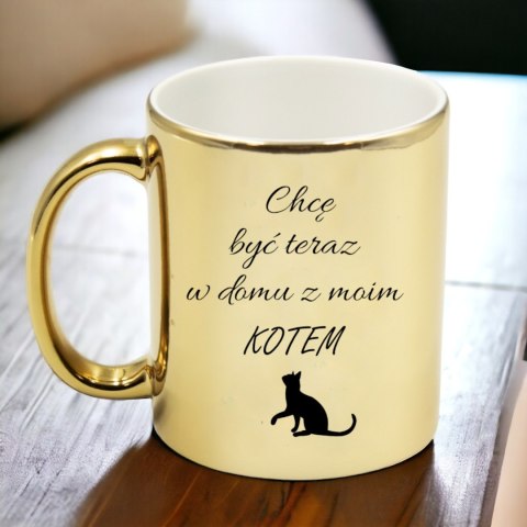 Kubek złoty premium dla koleżanki kolegi z pracy śmieszny prezent