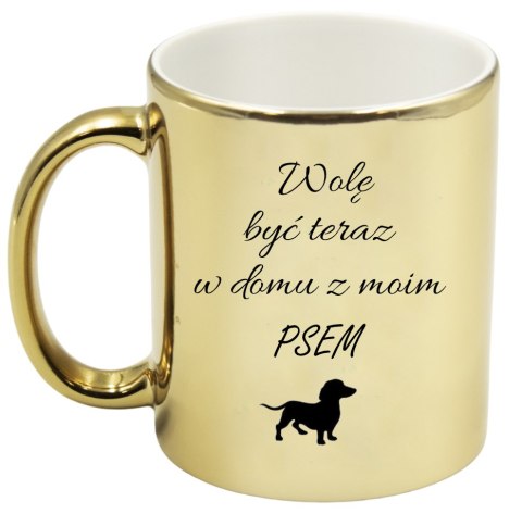 Kubek złoty premium dla koleżanki kolegi z pracy śmieszny prezent
