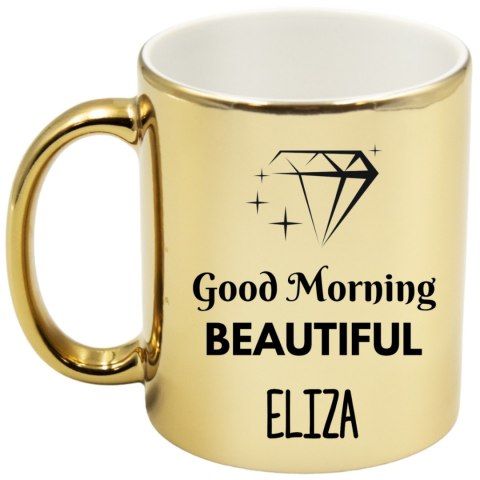 Kubek złoty premium prezent dla żony koleżanki dziewczyny urodziny