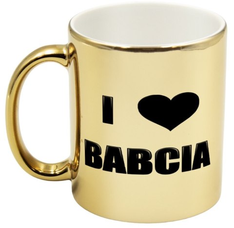 Kubek złoty premium prezent Dzień Babci różne wzory babcia