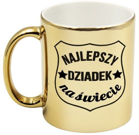 Kubek złoty premium prezent Dzień Dziadka różne wzory dziadek