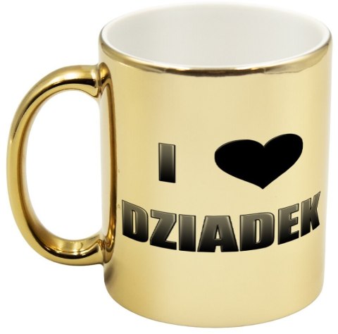 Kubek złoty premium prezent Dzień Dziadka różne wzory dziadek