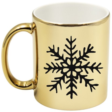 Kubek złoty premium prezent świąteczny Boże Narodzenie mikołajki