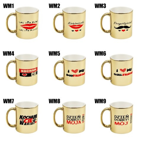 Kubek prezent na Walentynki dla dziewczyny chłopaka męża żony różne wzory