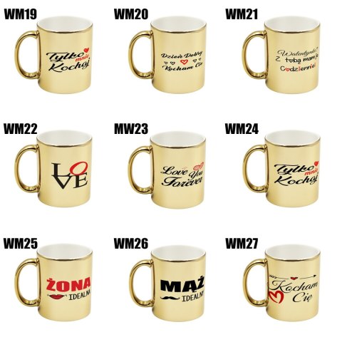 Kubek prezent na Walentynki dla dziewczyny chłopaka męża żony różne wzory