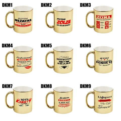 Kubek z nadrukiem prezent Dzień Kobiet dla koleżanki dziewczyny mamy wzory