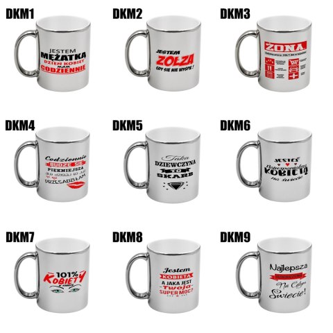 Kubek z nadrukiem prezent Dzień Kobiet dla koleżanki dziewczyny mamy wzory