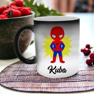 KUBEK MAGICZNY Z IMIENIEM DZIECKA PREZENT DLA CHŁOPCA DZIEWCZYNKI KOLEGI #