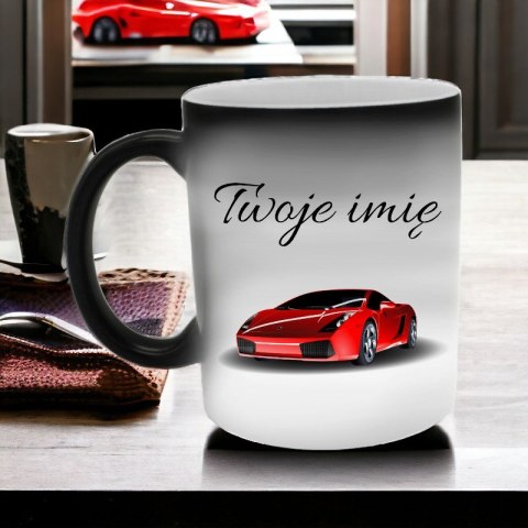 Kubek magiczny z imieniem dziecka prezent dla chłopca dziewczynki kolegi