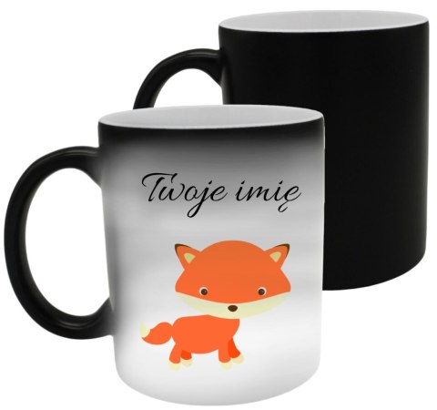 Kubek magiczny z imieniem dziecka prezent dla chłopca dziewczynki