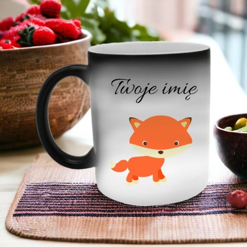 Kubek magiczny z imieniem dziecka prezent dla chłopca dziewczynki