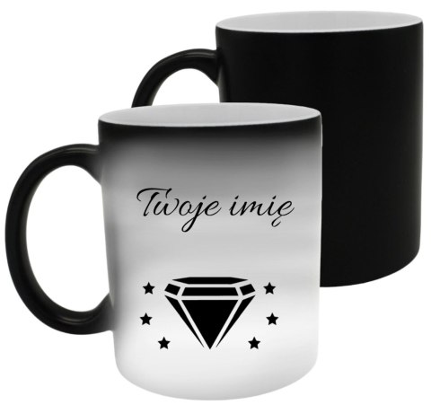 Kubek magiczny z imieniem dziecka prezent dla chłopca dziewczynki