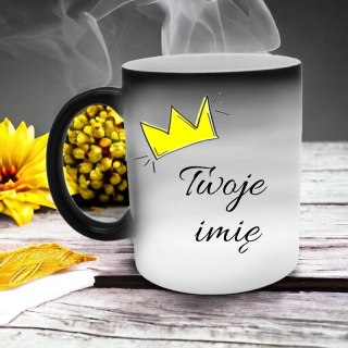 KUBEK MAGICZNY Z IMIENIEM DZIECKA PREZENT DLA CHŁOPCA DZIEWCZYNKI #