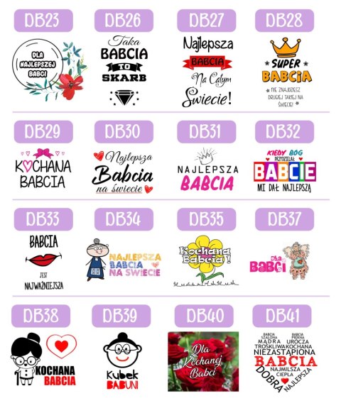 Kubek magiczny z nadrukiem prezent na Dzień Babci urodziny babcia