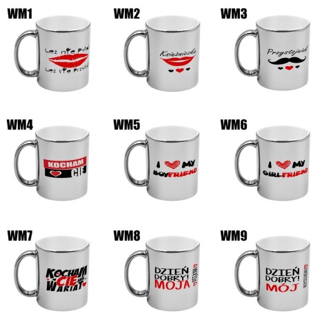 Kubek prezent na Walentynki dla dziewczyny chłopaka męża żony różne wzory