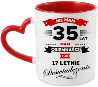 Kubek śmieszny prezent na 35 urodziny dla kobiety żony mamy