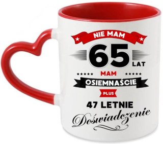 Kubek śmieszny prezent na 65 urodziny dla kobiety żony mamy Babci